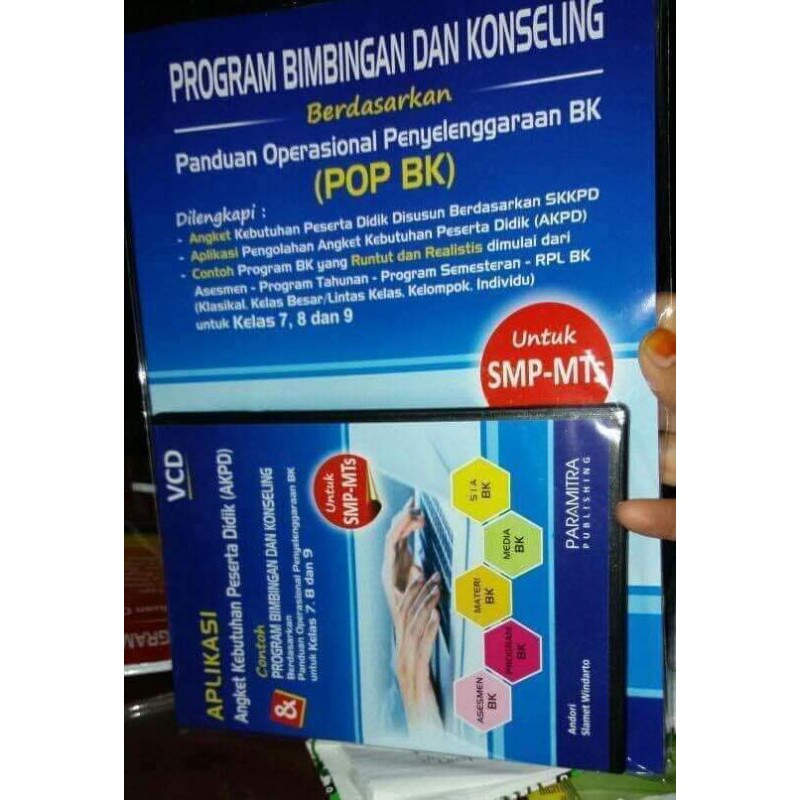 program bimbingan konseling berdasarkan panduan operasional penyelenggaraan bk(POP BK SMP dilengk cd