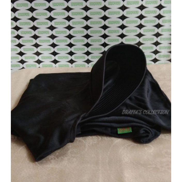 Bergo Sport Polos / Hijab sport/ Kerudung sport ori by. ASRI COLLECTION.-Hitam (Sport)