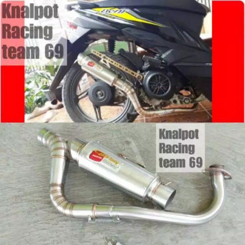 Knalpot Cld monster Beat fi beat karbu beat street Scoopy