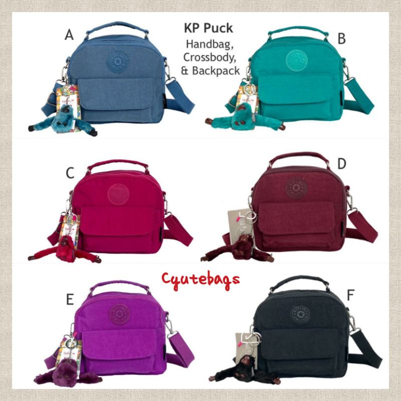 BEST SELLER TAS Kp MINI PUCK 3FUNGSI TENTENG SELEMPANG DAN RANSEL