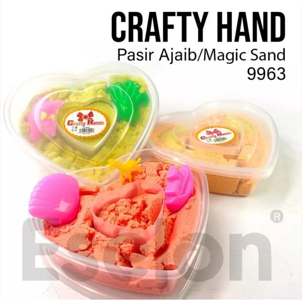 Mainan Edukasi ANAK Kinetic sand / MAGIC SAND / Pasir Ajaib 9963.