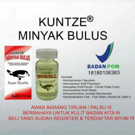 Minyak Bulus Kuntze Bpom Original Shopee Indonesia