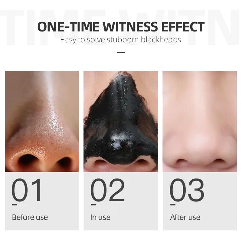 {DS}【BPOM】BIOAQUA peel off Mask Charcoal Anti-Blackhead mask 60g - peel off 60g