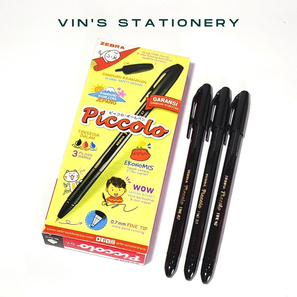 

ORIGINAL PULPEN ZEBRA PICCOLO 0.5/0.7 PER PACK