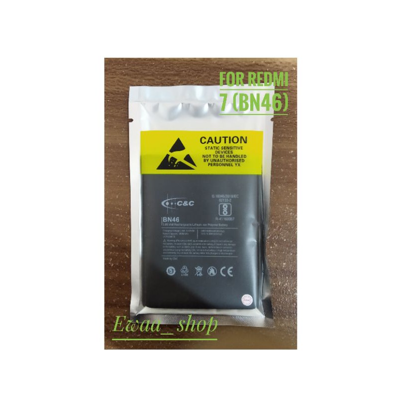 BATTERY BATERAI BATRE XIAOMI REDMI 7 (BN46) ORIGINAL C&amp;C