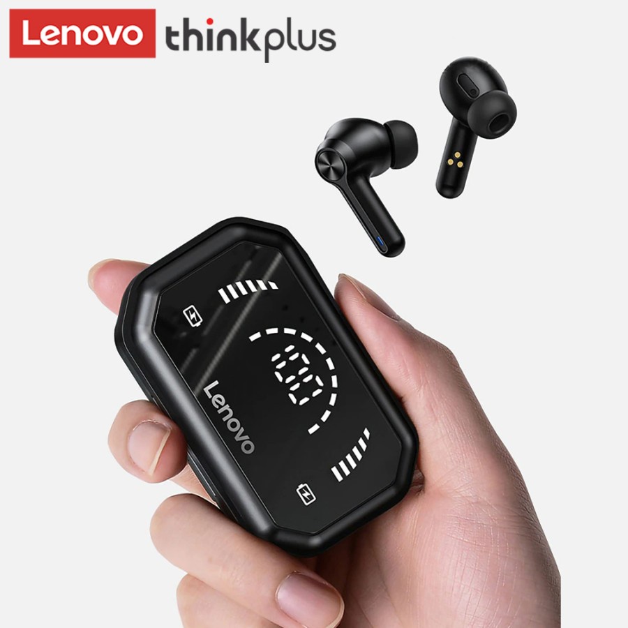 THINKPLUS LENOVO LP3 PRO TWS BLUETOOTH HEADSET HEADPHONE EARPHONE - Hitam