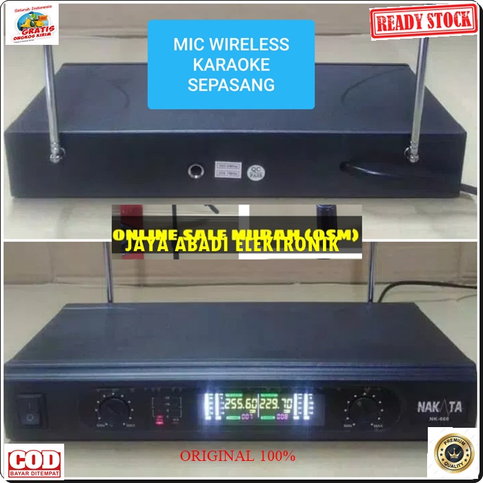 G135 NAKATA MIC WIRELESS DIGITAL LED UHF DUAL MIK WIRELES SEPASANG MIKROPON MIKROPHONE DISPLAY LCD SOUNDBEST MICROPHONE KARAOKE VOKAL VOCAL ARTIS PROFESIONAL PRO SOUND BEST SISTEM AUDIO PANGGUNG LEGENDARY DYNAMIC PENGERAS SUARA HIFI SENSITIF MC P