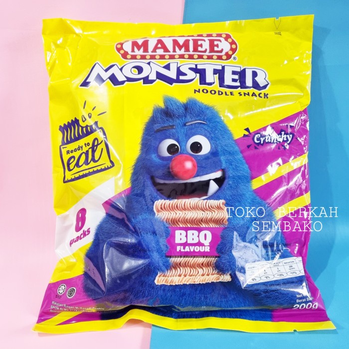 

Da2011F Mamee Monster Bbq 200Gr / Mie Kremes / Noodle Snack Ffa2D01A1