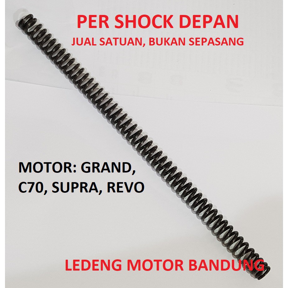 Per Shock Depan Grand C70 Supra Revo Lama Spring Front Shockbreaker Lokal