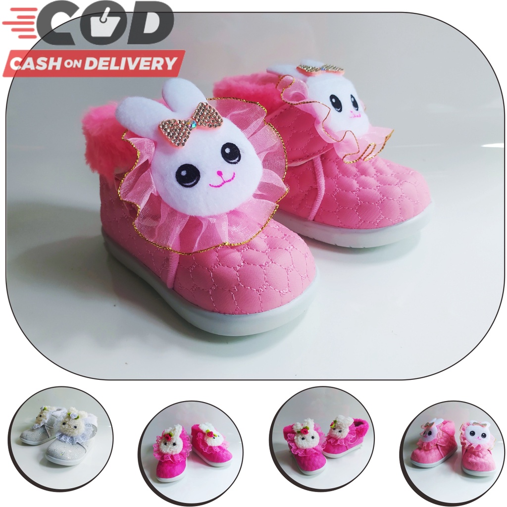 SEPATU ANAK KELINCI BUNYI USIA ANAK 1-3 THN