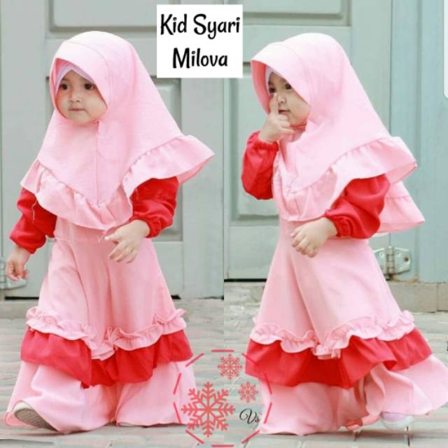 XC - Maxi Milova Kids / Maxi Anak / Gamis Anak / Maxi Anak Cantik / Gamis Anak Cewek