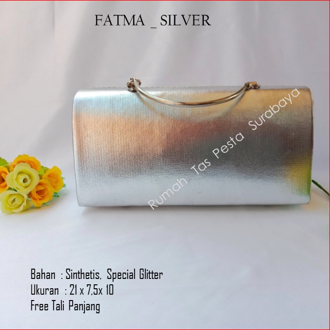 Tas Cantik,Tas Elegant,Tas Lucu,FATMA _ SILVER