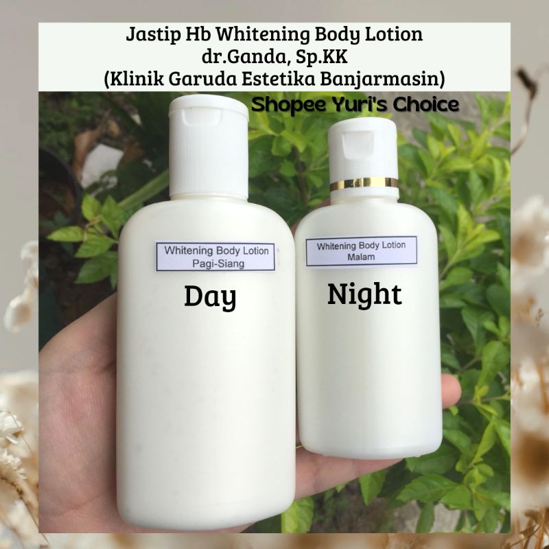 Hb Whitening Body Lotion Day Night Klinik Garuda Estetika