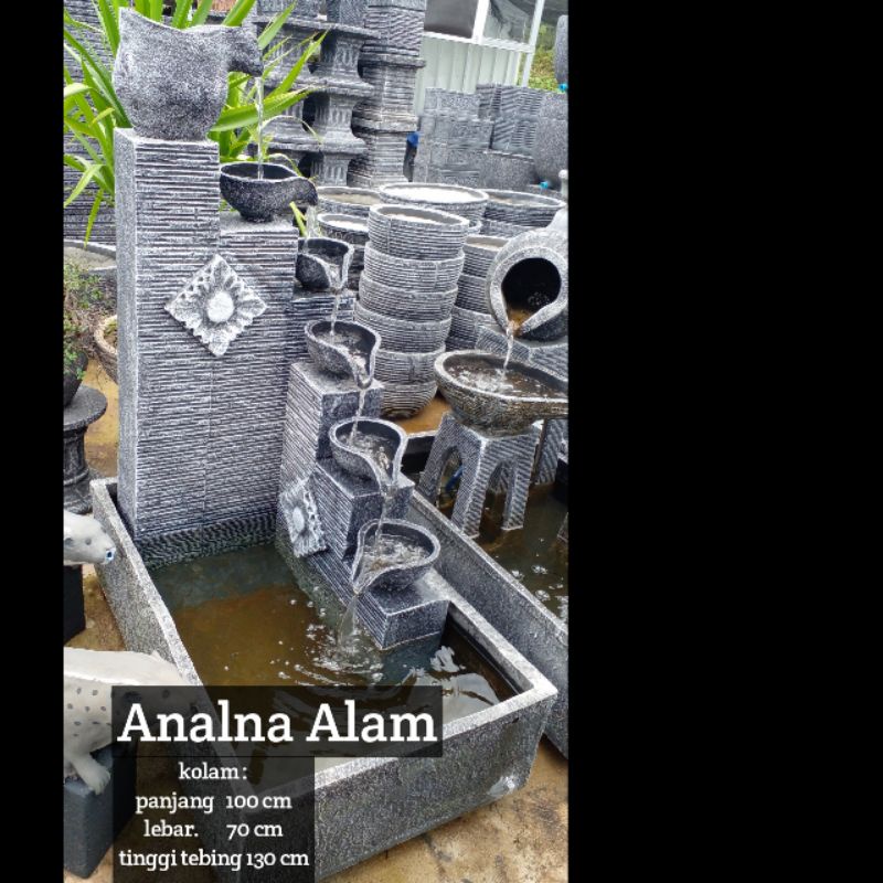 air mancur minimalis kolam