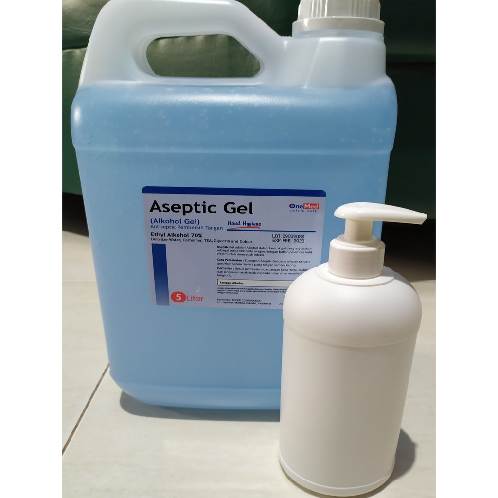 anti,septc Gel refil jar pump 500ml