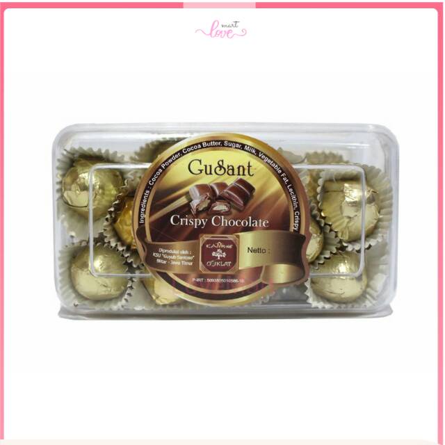 

COKLAT Krispi 30 biji Kampung Coklat GuSant