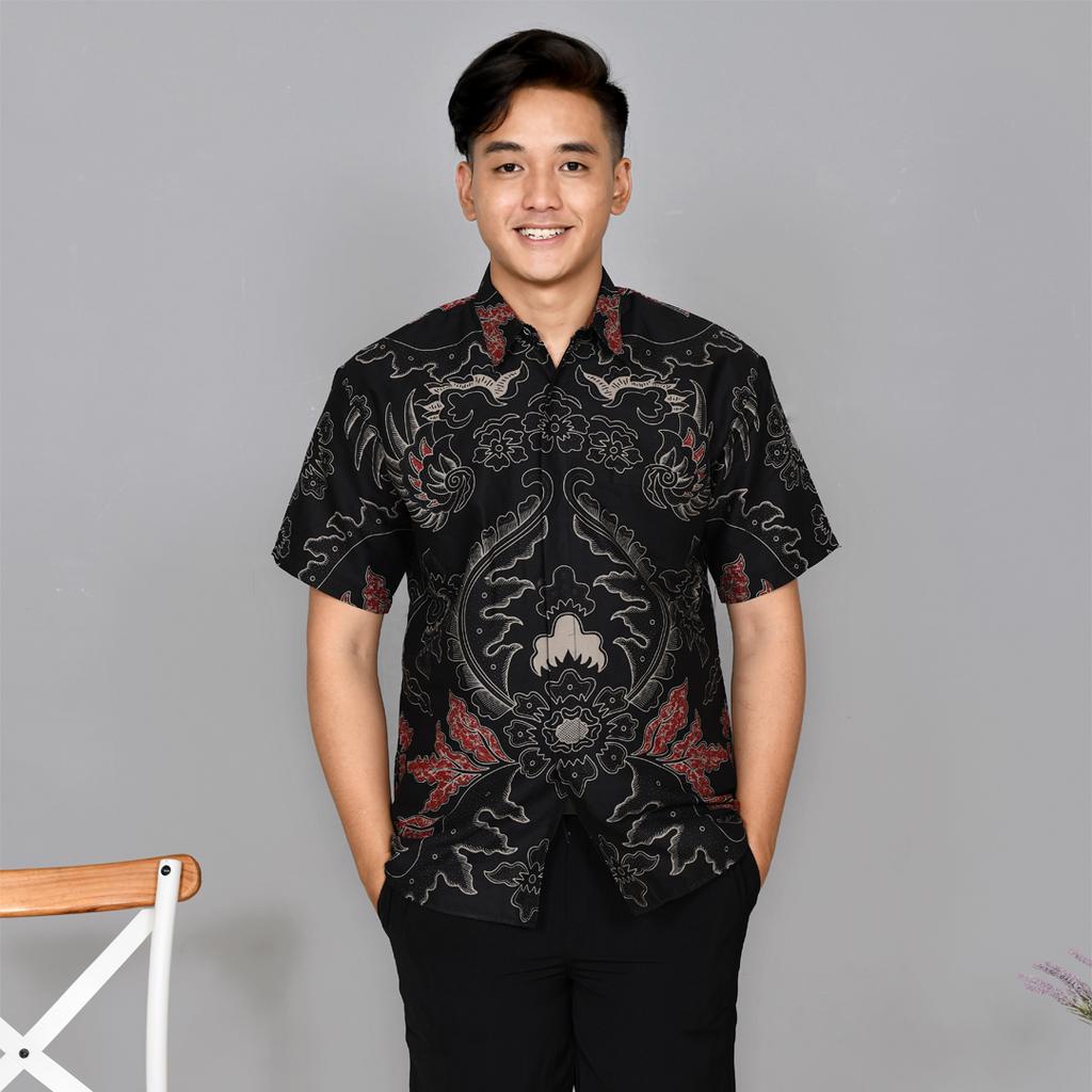 batik pria lengan panjang slimfit/batik slimfit pria/batik premium/batik lengan panjang/batik pria p