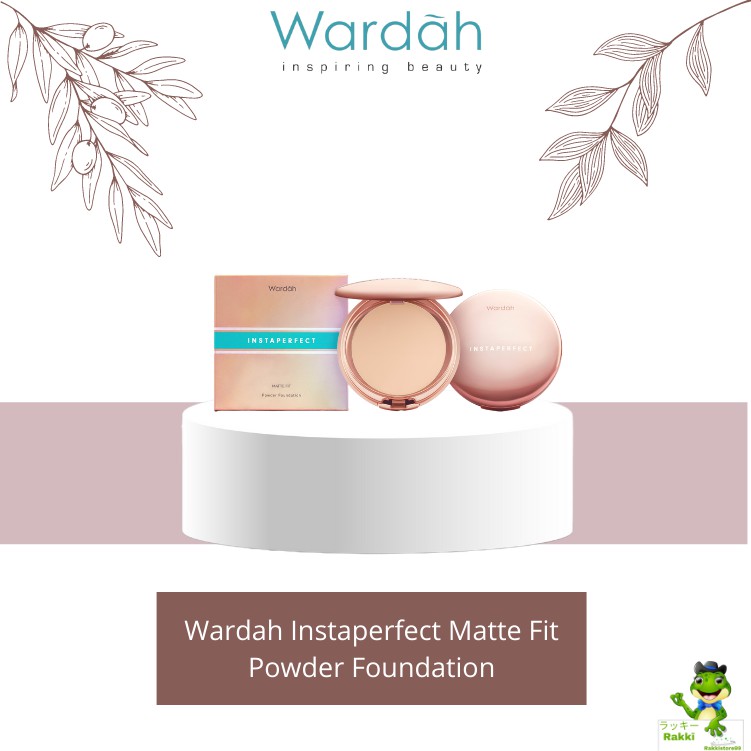 ❣️Rakkistore99❣️Wardah Instaperfect Matte Fit Powder Foundation 13g (100% Original)