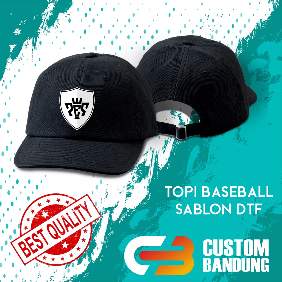 Topi Baseball PES 2 Pria Wanita Topi Cap Bisa Tulis Nama Bisa COD Original High Premium Quality