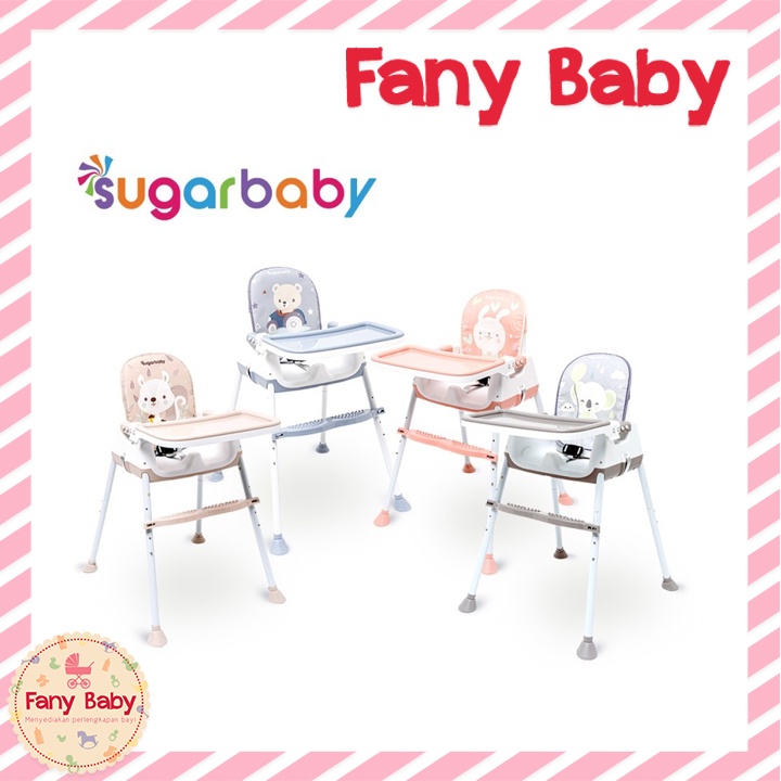 SUGAR BABY FUN CHAIR CONVERTIBLE BABY HIGH CHAIR 6IN1