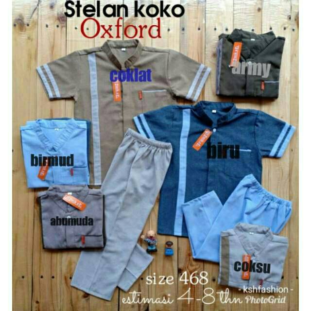 Setelan anak koko oxford