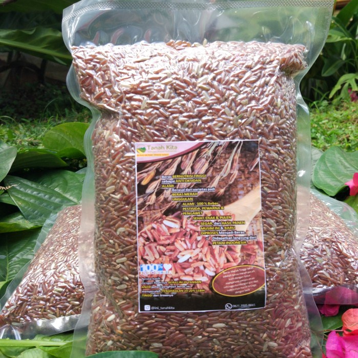 

Beras Merah Pecah Kulit, FRESH dari Sawah Sendiri