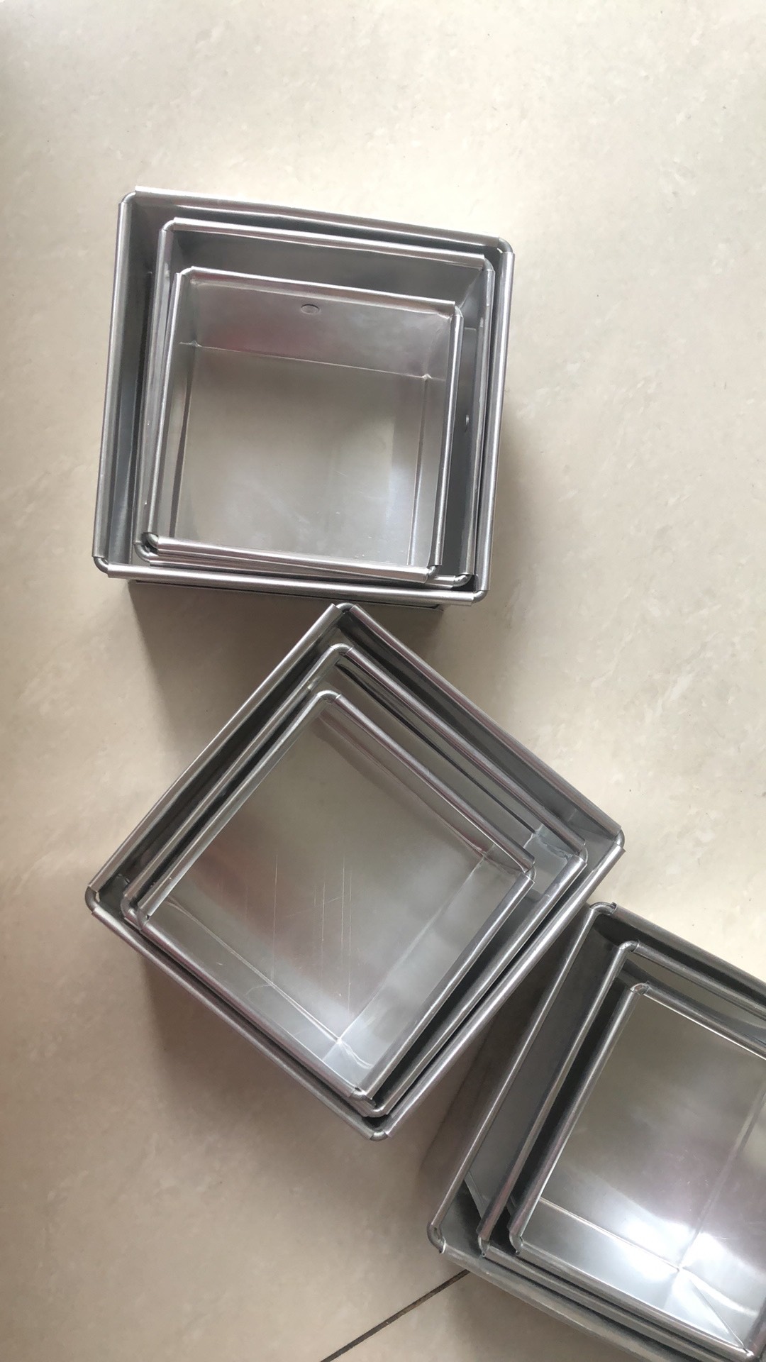 Loyang Aluminium Kotak 12x12x7 Tebal 04