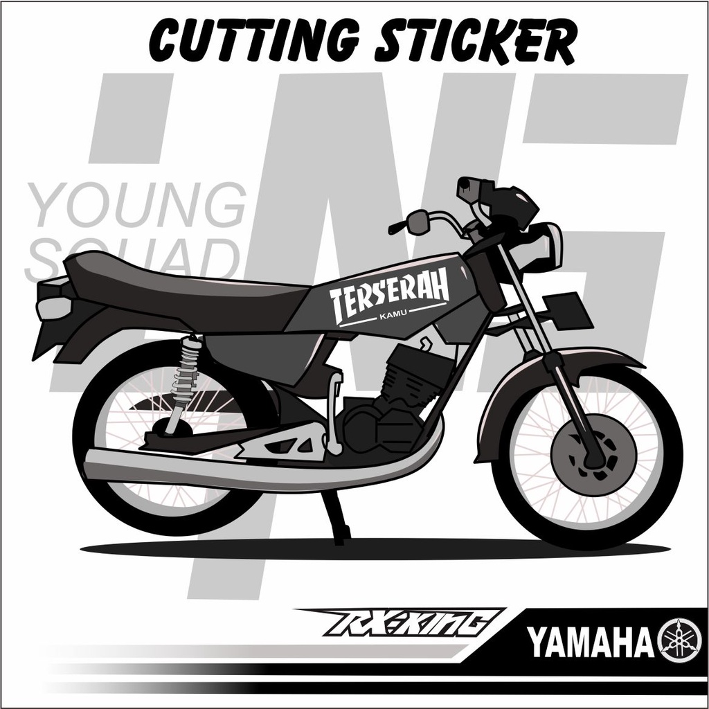 Cutting Rx King Variasi - Sticker rx King Variasi - sticker Motor  Rx King YOUNG SQUAD 12