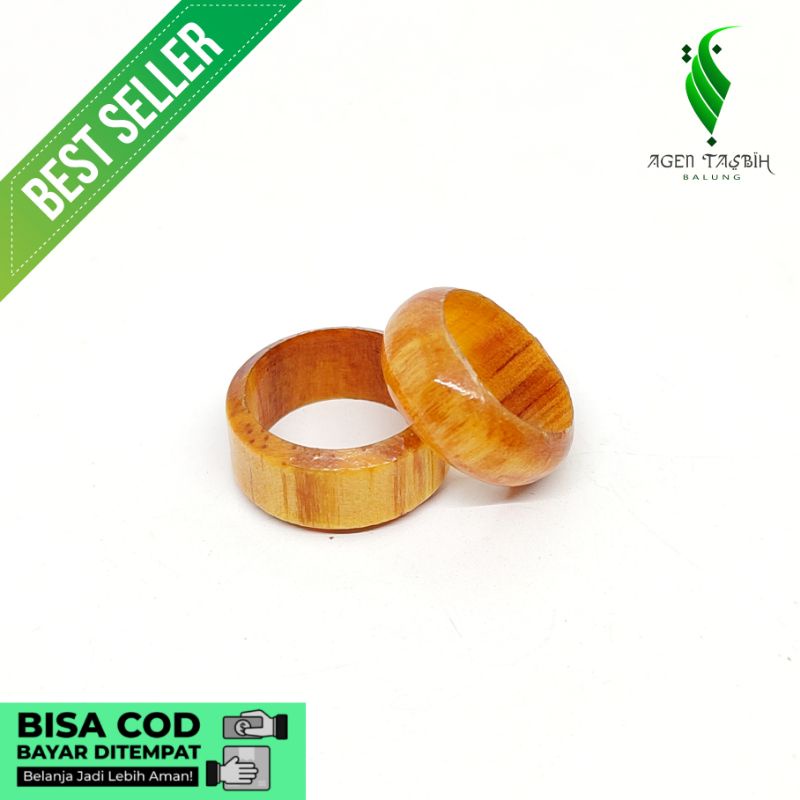 Cincin Pine Cypress (Damar Pinus), Size 17mm-19mm_Tembus Cahaya