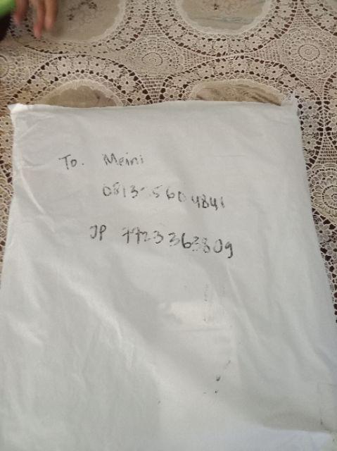 Larissa Maxy Original By Nuha Murah Gamis Syari Calvin Jeans Motif Batik Cantik (tebal Melar)