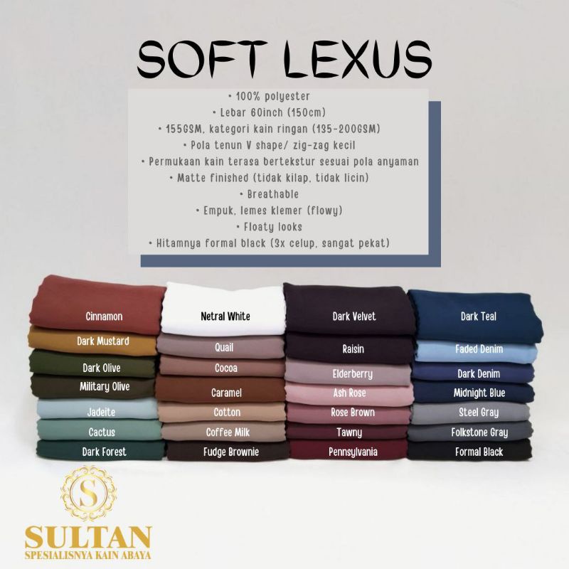 Viral Kain Soft Lexus Sultan