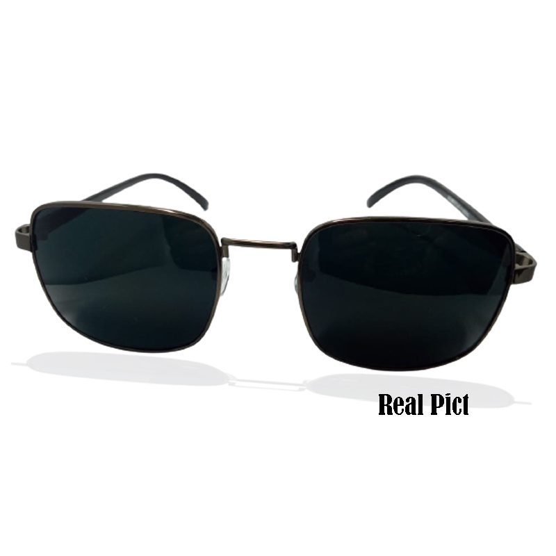 COD Kacamata Hitam Anti UV Protection Frame Metal Coklat Gaya Vintage untuk Wanita Pria Unisex Kacamata Fashion Klasik Korea Style/ Kacamata Gaya Sunglasses Fashion Outdoor