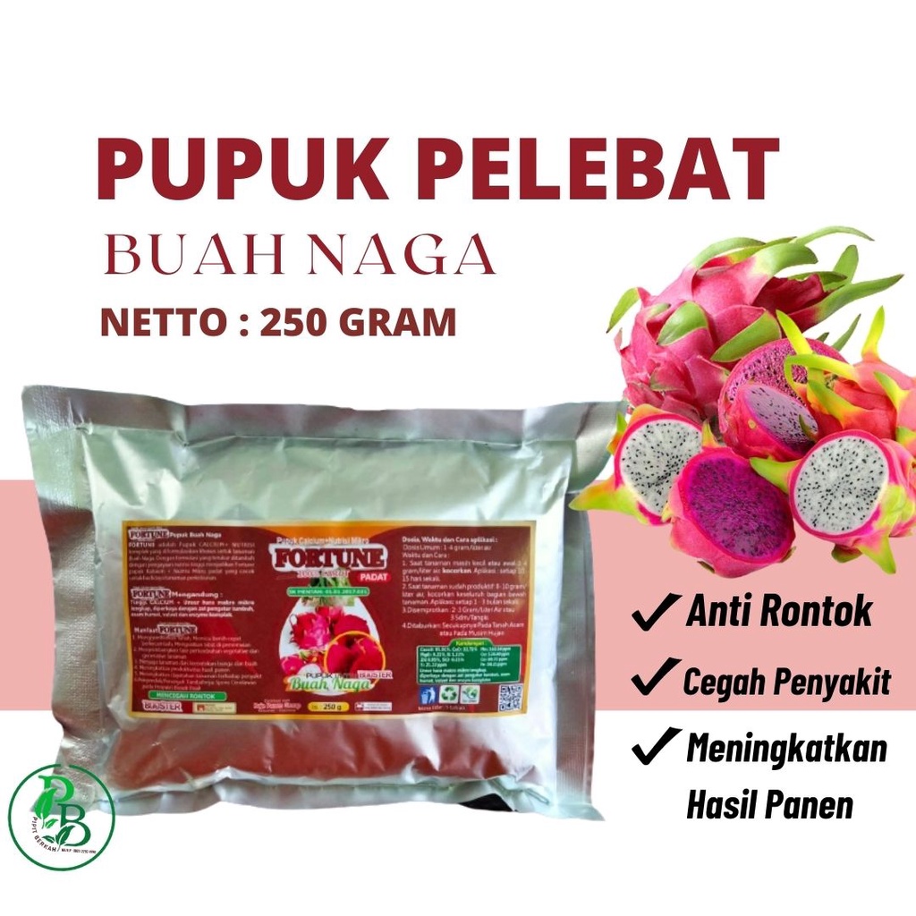 Pupuk Pelebat Buah Naga,  Booster Buah Naga Agar Berbuah Lebat