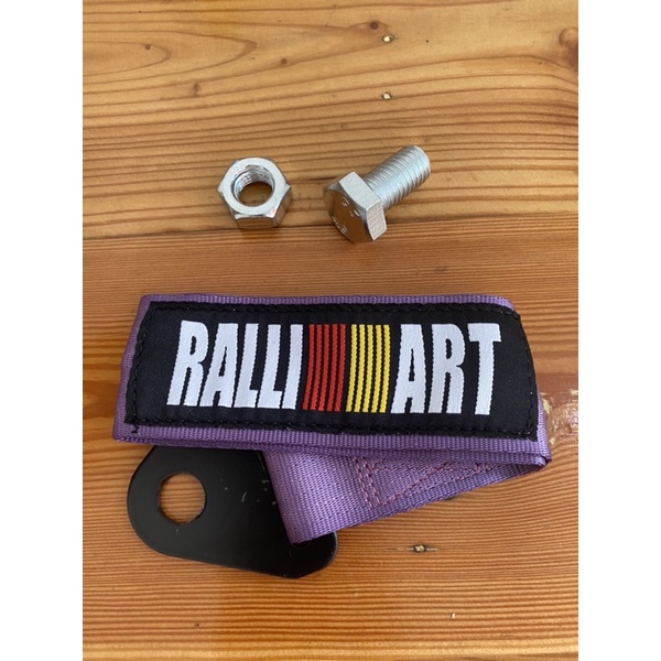 Kain Towing Derek Mobil Towing Strap Logo RALLIART