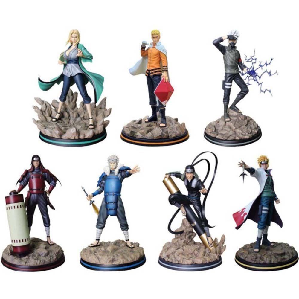 QUINTON Naruto Action Figure Hadiah Anime Model Figure Mainan Action Figure Hatake Kakashi PVC Kartun NARUTO
