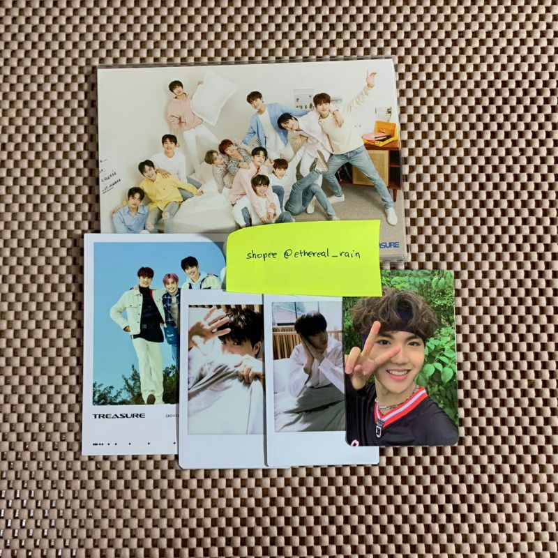 (Baca Deskripsi) Treasure Manyo Postcard Instax Polaroid Unit Chapter 1 Doyoung Hyunsuk Mashiho Jung