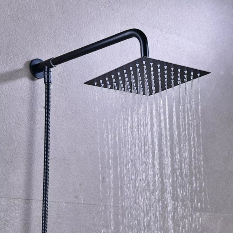 Jual Wall Shower Black Matte Pemasangan Di Permukaan Dinding | Shopee ...