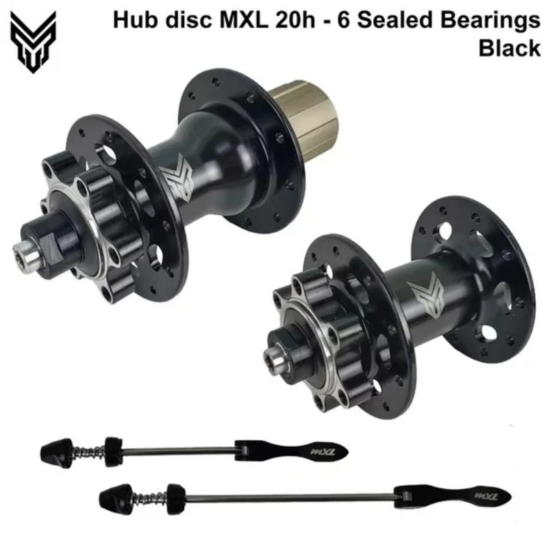 HUB FREEHUB MXL SEPEDA LIPAT SELI LUBANG 20 HOLE MODEL DISC BRAKE SIXBOLT SUARA JANGKRIK NYARING