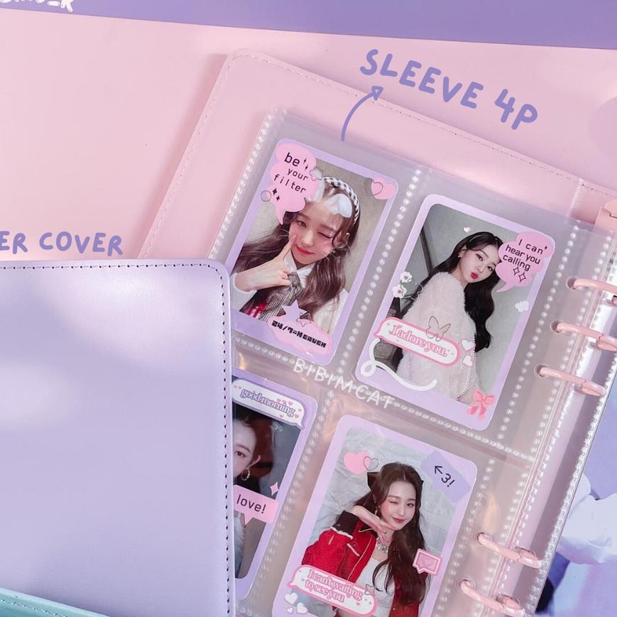 Sundae - A5 Binder Leather Case / Binder Album PC Pastel