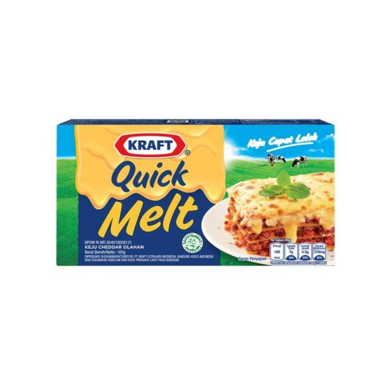 

Kraft Keju Quick Melt 165 gram / Keju