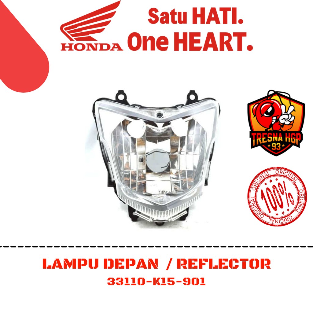 33110-K15-901 LAMPU DEPAN / REFLECTOR CB 150R STREETFIRE OLD ORIGINAL | HEADLIGHT UNIT 33110K15901
