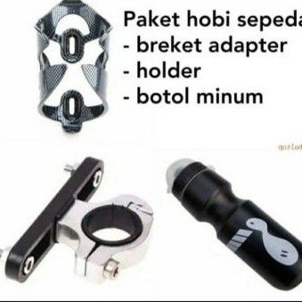 PAKET HEMAT BREKET HOLDER BOTOL MINUM HOLDER BOTOL MINUM DAN BOTOL MINUM