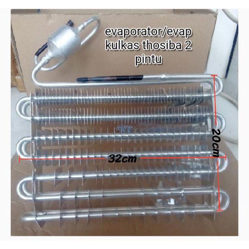 Evaporator kulkas Toshiba 2 pintu U7 original