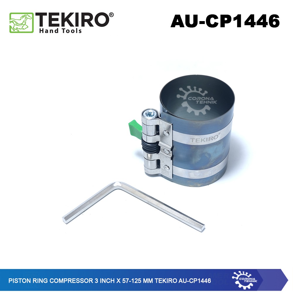 Piston Ring Compressor 3 Inch x 57-125 mm Tekiro AU-CP1446