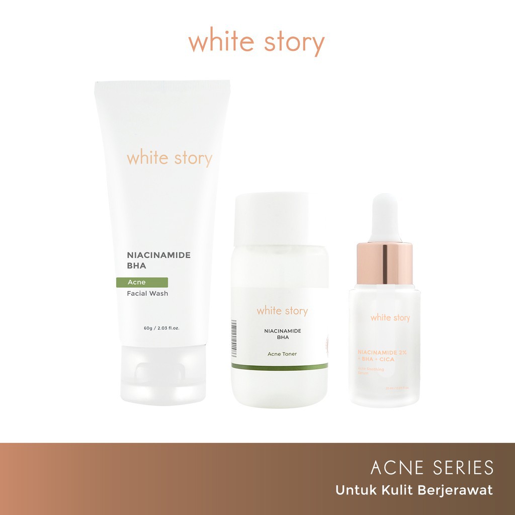 White Story Paket Acne (Tanpa Acne Cream)