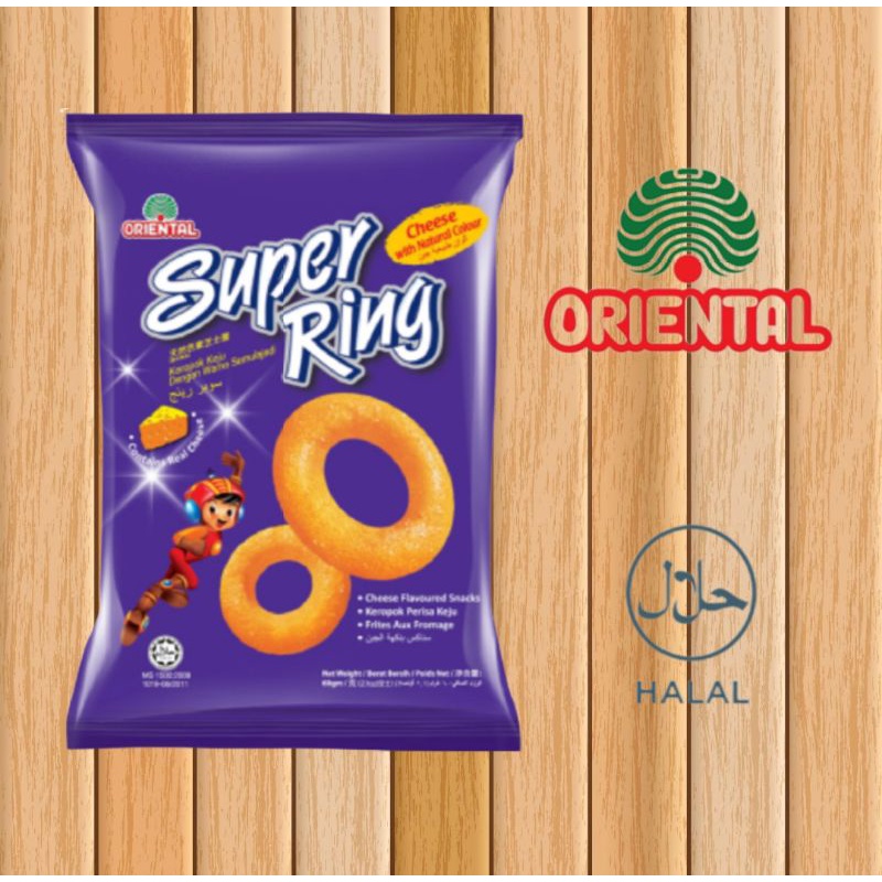 

Oriental Super Ring Cheese flavoured Snacks 60gr