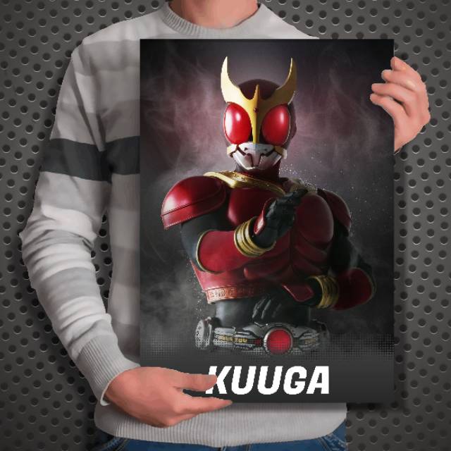 Poster Kamen Rider Heisei Phase 1 - Kuuga Agito Ryuki Faiz Blade Hibiki Kabuto Den-O Kiva Decade