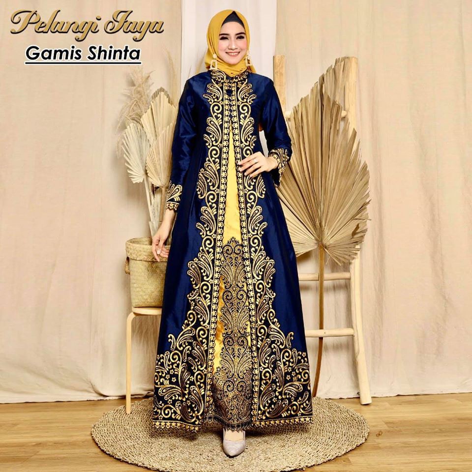 Abaya Gamis Wanita Muslim Taffeta Shinta