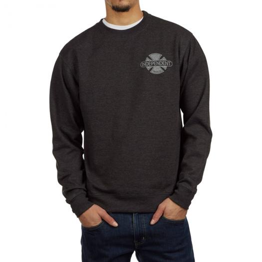 INDEPENDENT BASEPLATE CREWNECK SWEATSHIRT CHRCHL/HTHR
