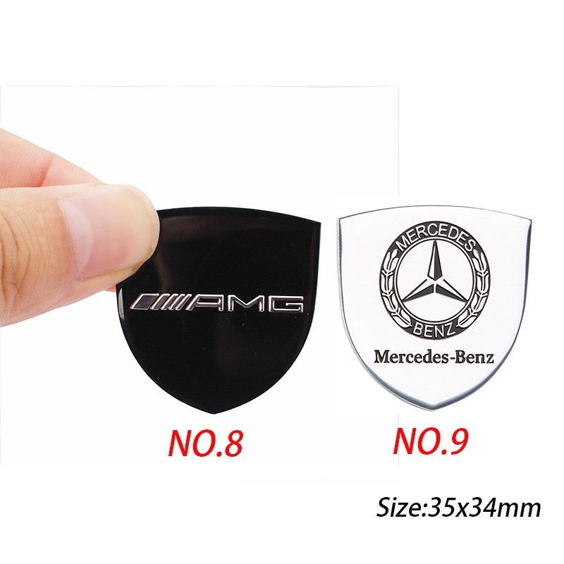 Sticker Emblem Dekorasi Bagasi Belakang Mobil Mercedes Benz W203 W204 W168 Cla Gla Glk Amg Brabus